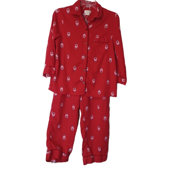 Kate Spade New Yorklong printed sateen pajama set - Picture 4 of 5